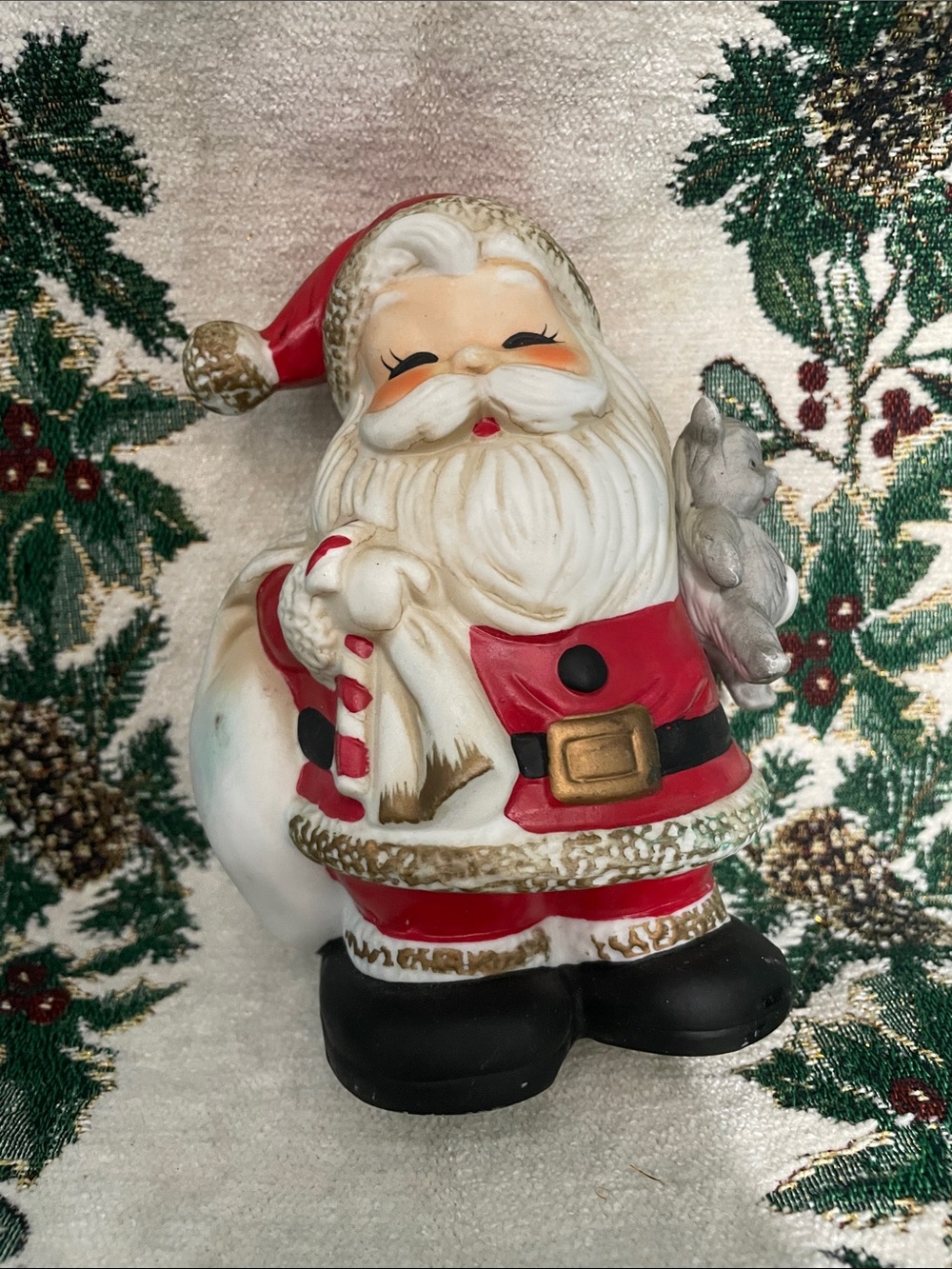 Vintage HomeCo Santa Piggy Bank 5610